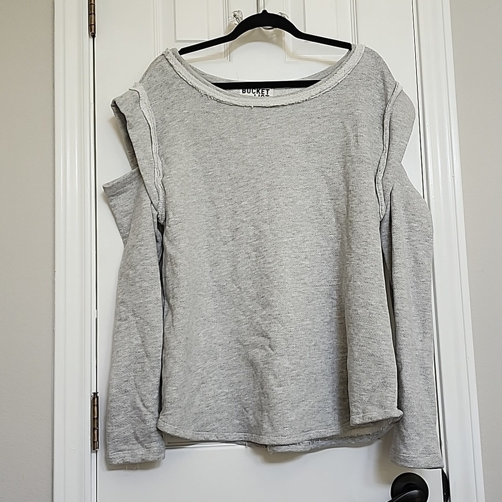 BUCKET LIST Gray Sweatshirt​​​​​​